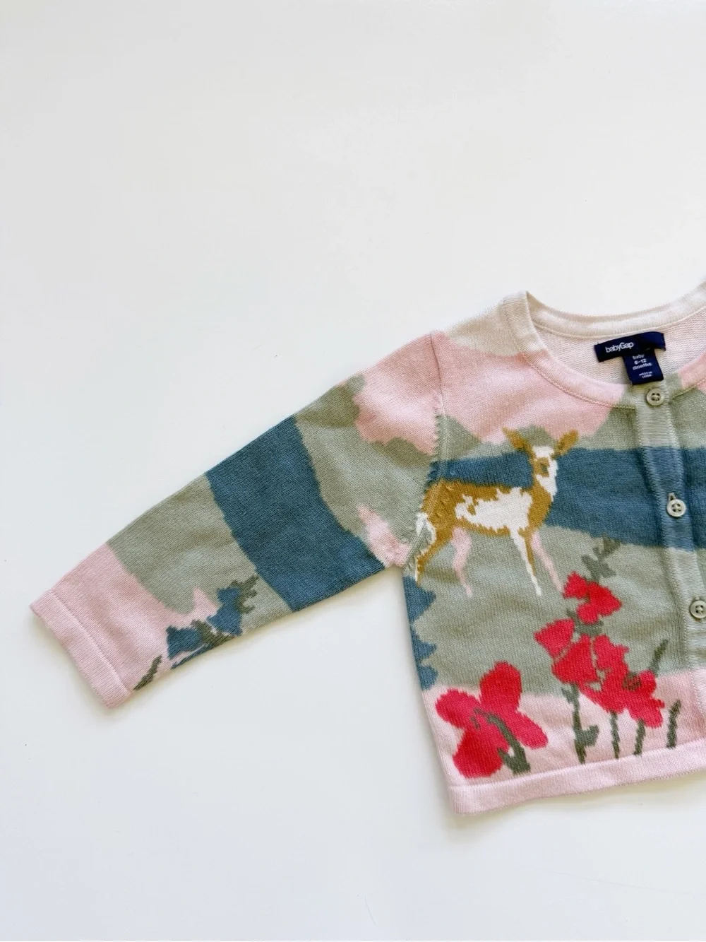 Gap Deer Cardigan 6-12M